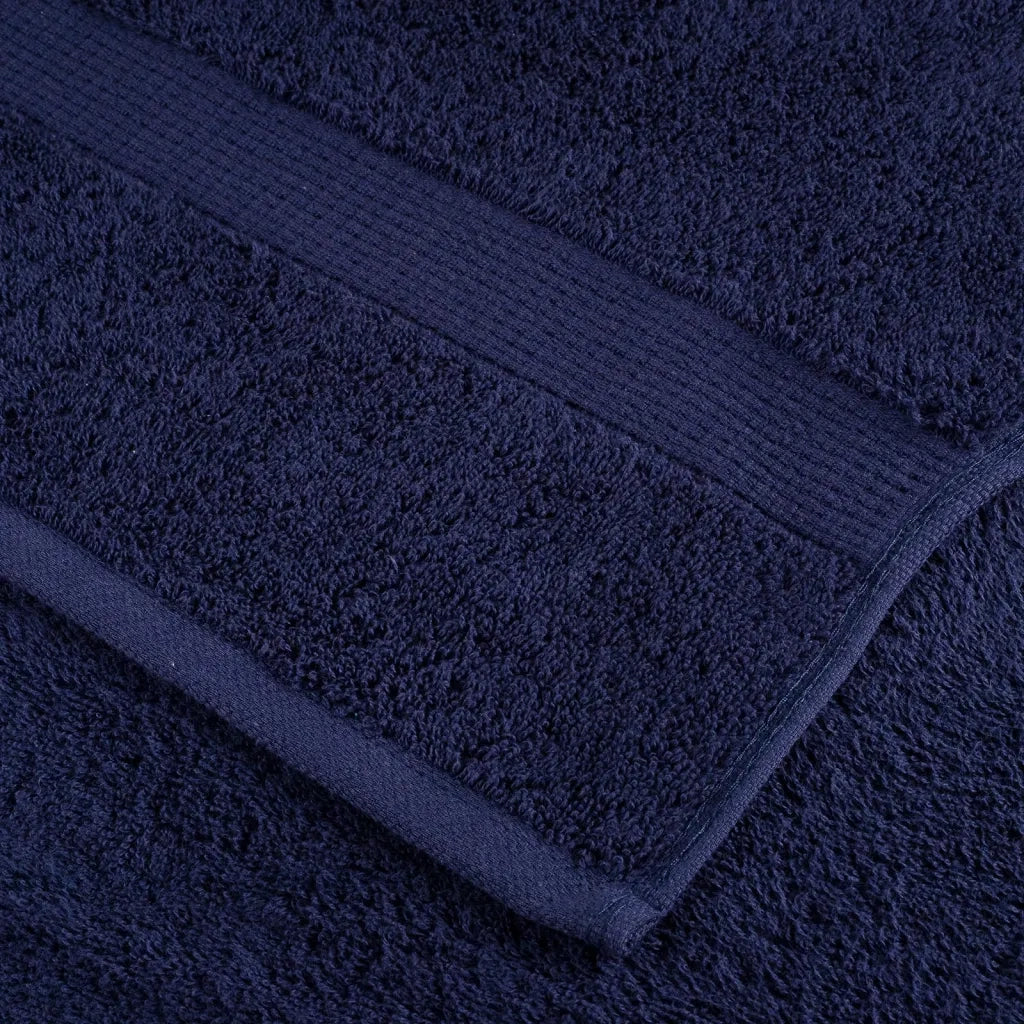 Asciugamani da Bagno SOLUND 2 pz Blu Navy 100x150cm 600gsm 137263