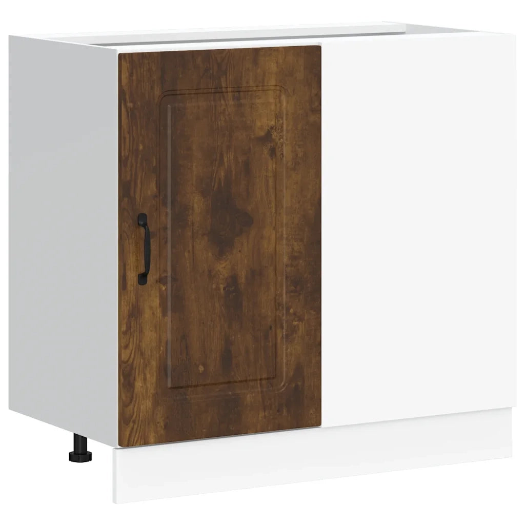 vidaXL Base da Cucina Kalmar Rovere Fumo in Legno Multistrato
