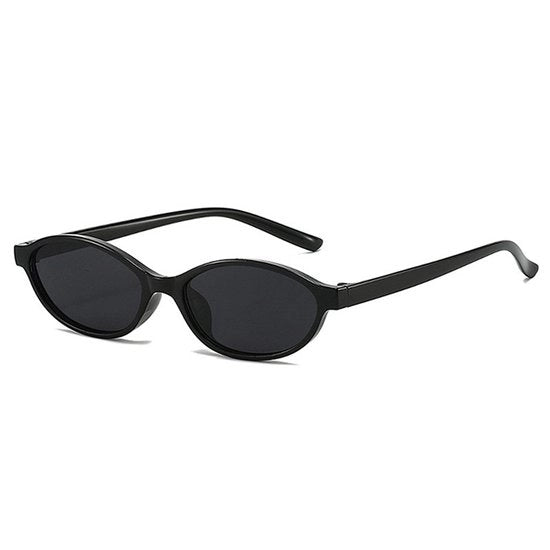 Ombrellone per donne, stile cat-eye elegante, leggero, model sottile degli anni '90, occhiali da sole moda con protezione UV.
