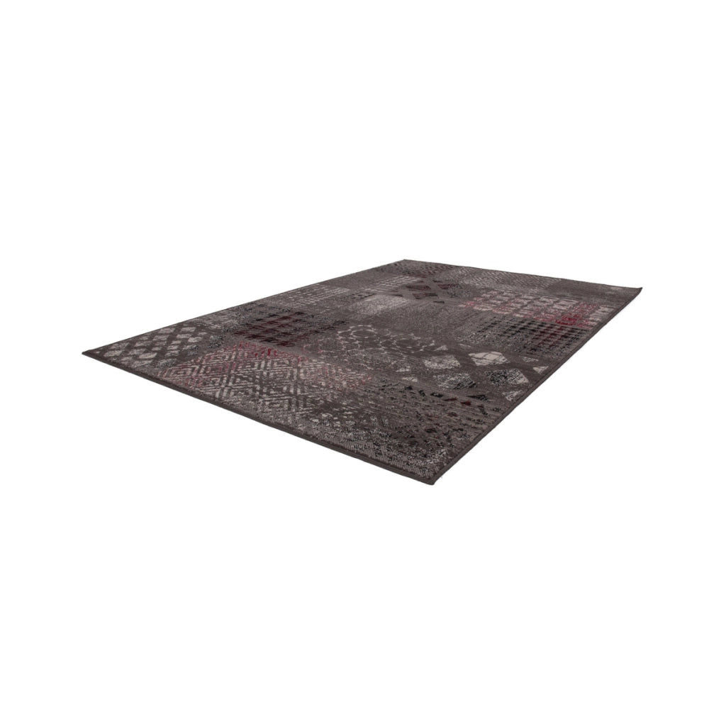 Tappeto moderno Funky 2029 grigio a pelo corto