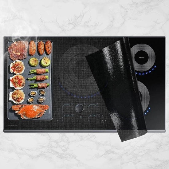 Copertura per Induzione per Cucina - Copertura in Silicone per Protezione da Macchie (52x78cm)