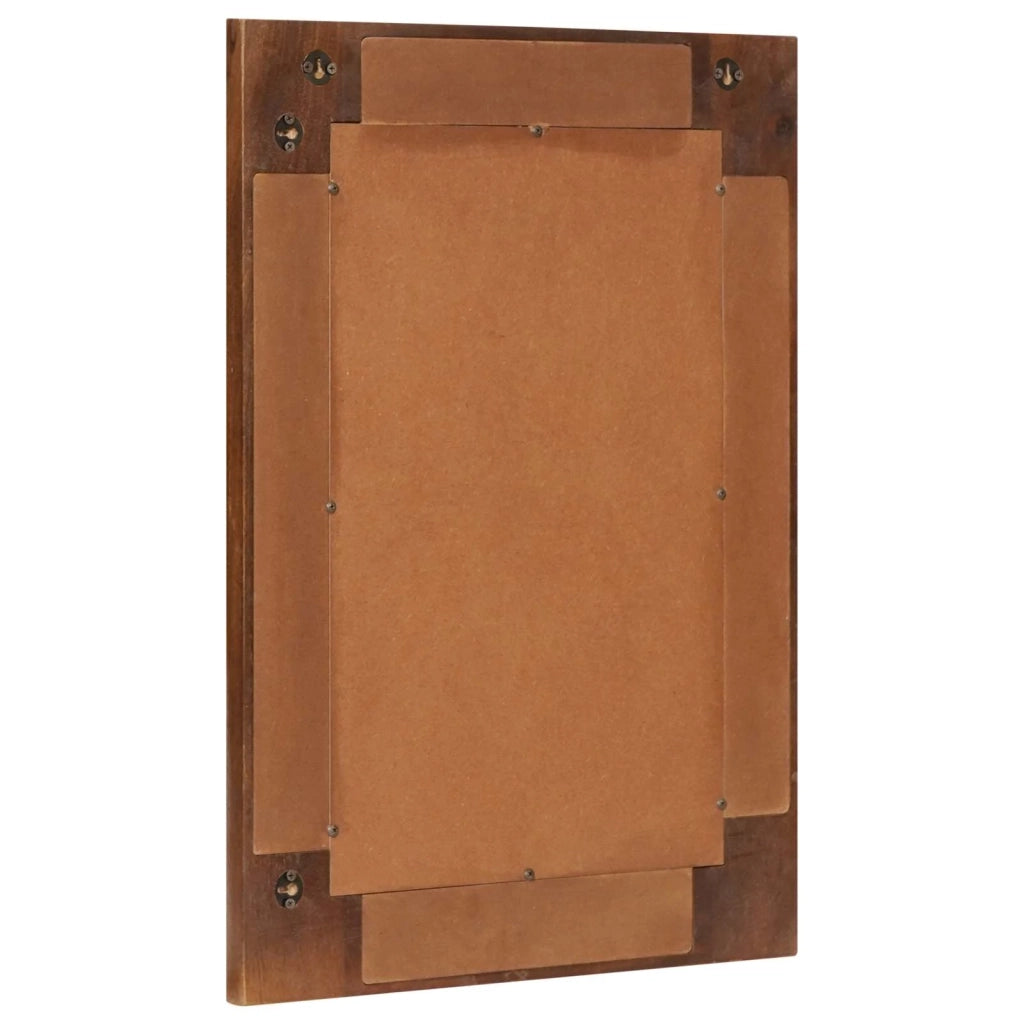 Specchio da bagno Noce 50 x 70 x 2,5 cm Legno di mango massello 4018255
