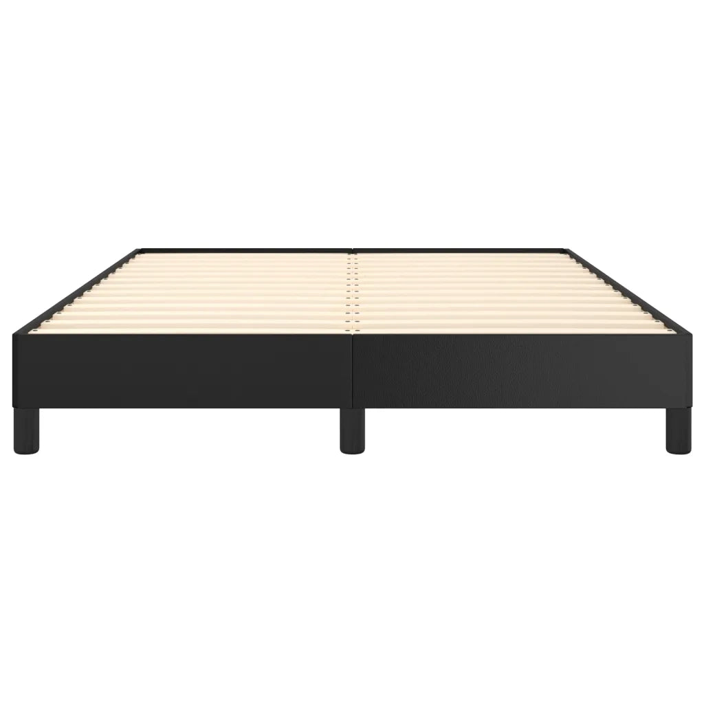 Giroletto-Struttura Letto Nero 140x190 cm in Similpelle 622017