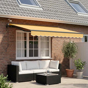 Tenda retrattile Sabbia 450 × 300 cm Poliestere 3426193