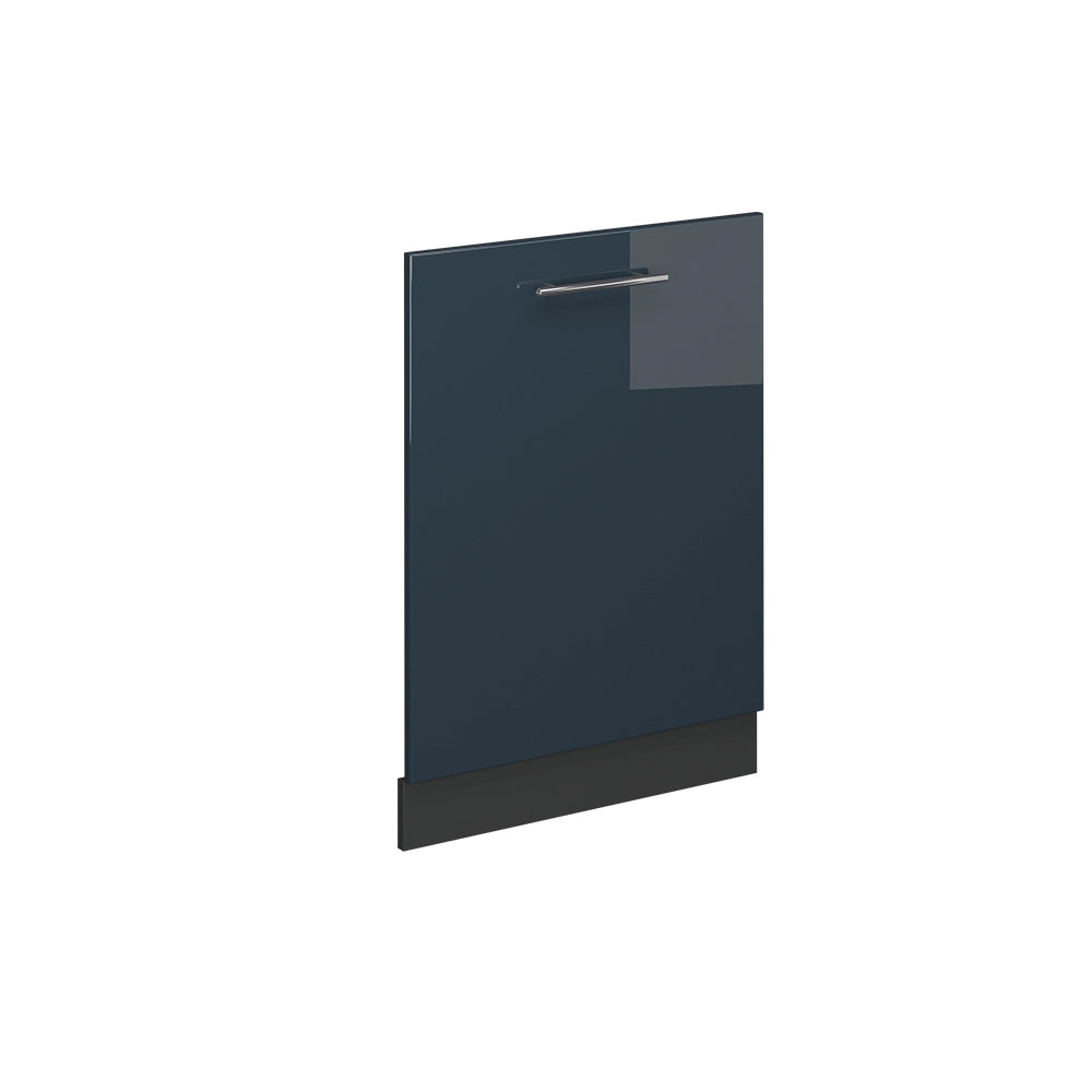 Vicco Pannello frontale della lavastoviglie Blu scuro lucido 60 cm senza piano di lavoro