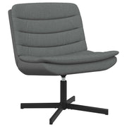 Sedia girevole Grigio scuro 63 x 75 x 76 cm Tessuto 42007351
