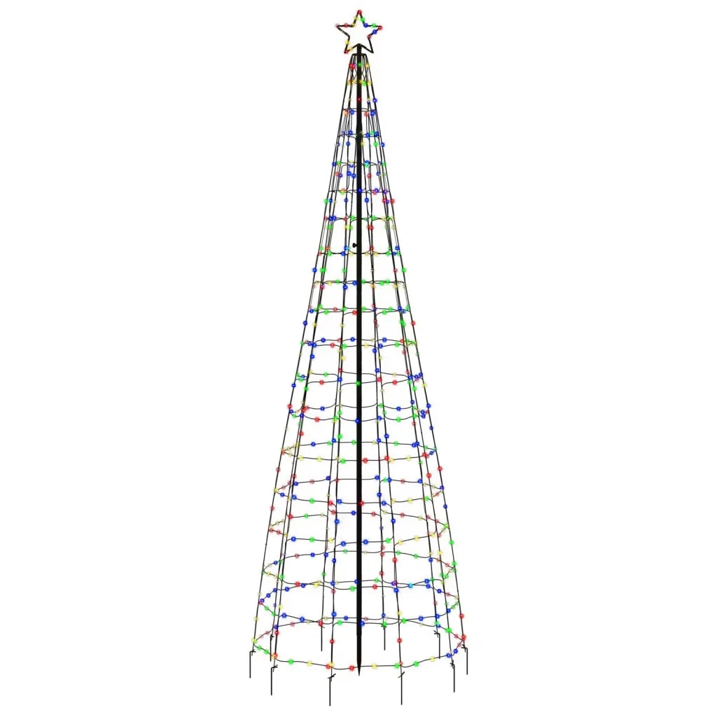 Albero di Natale a LED con Punte 570 LED Colorato 300 cm 358106