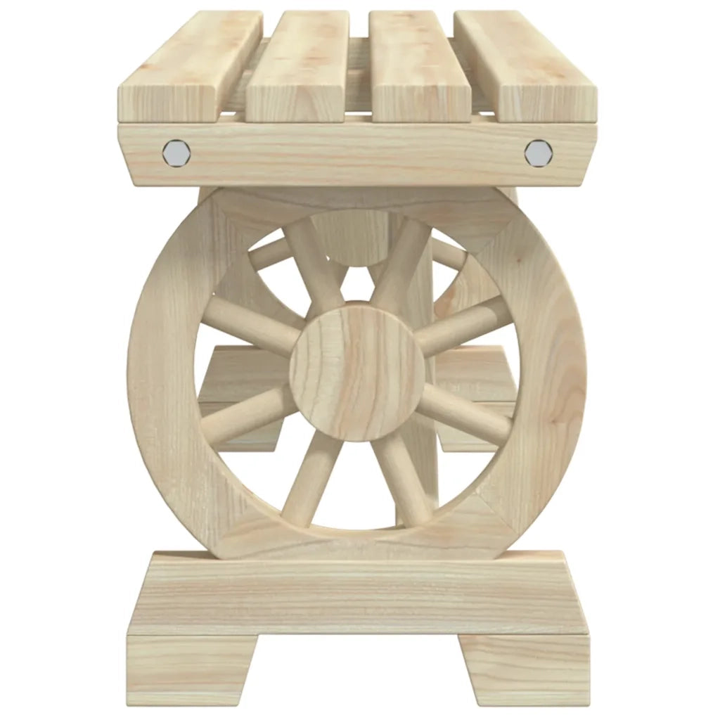 Panchina da Giardino | Panca da Giardino 115 cm in Legno Massello di Abete