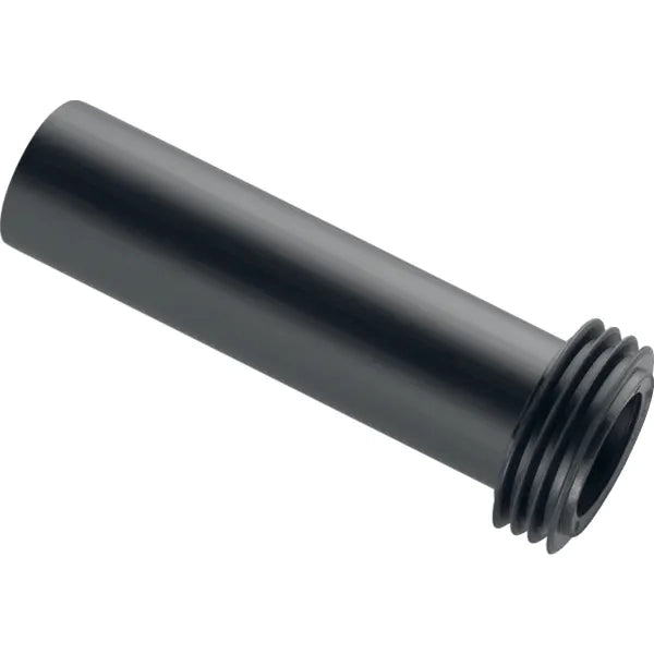 CANOTTO NERO PE A SALDARE CON MORSETTO  Ø 45  Cm. 18,5 GEBERIT