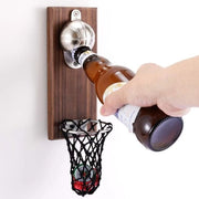 Cestello da Basket per Opvang del Dop con Cassetta e Chiusura Magnetica, Ideale Regalo per Appassionati di Basket e Birra