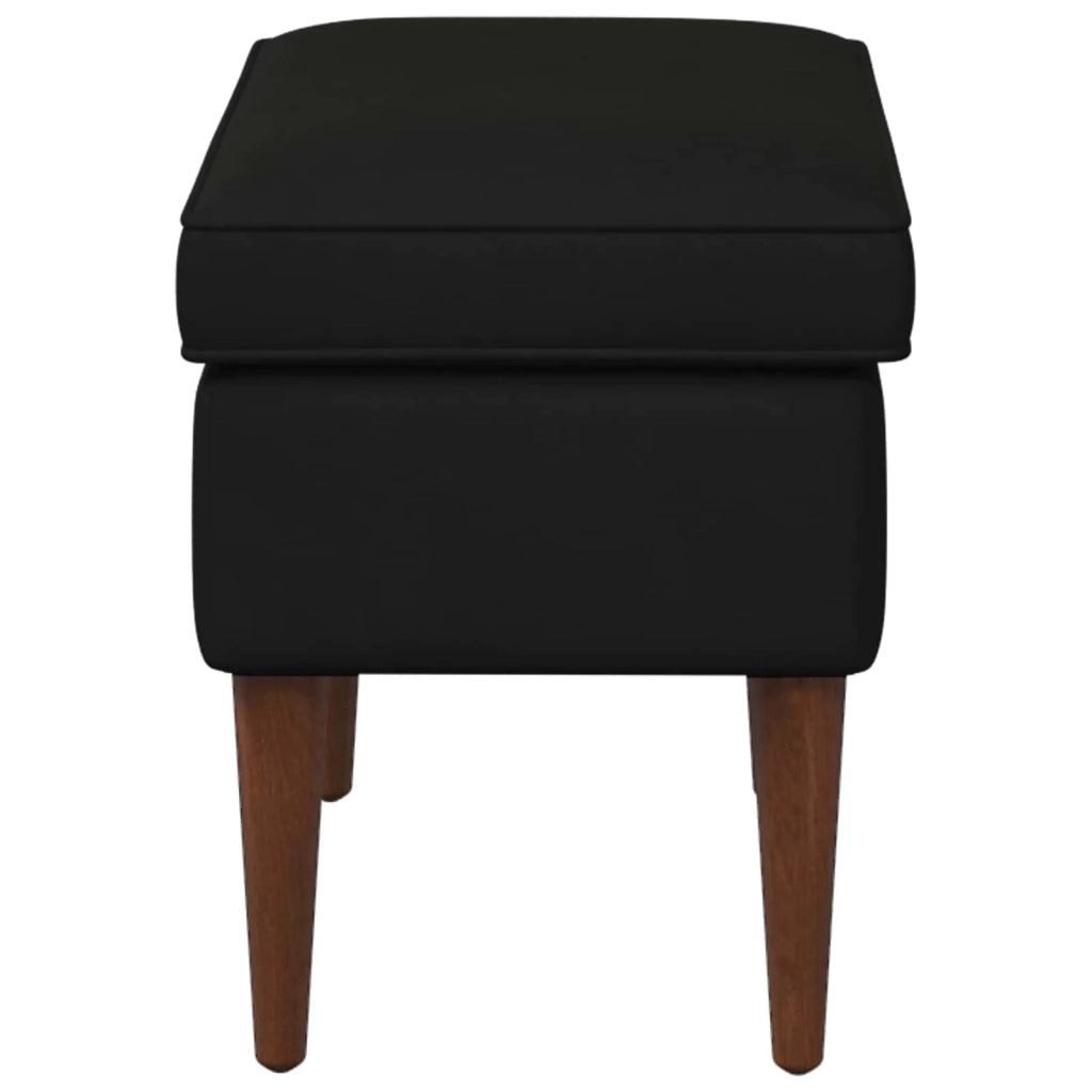 Poggiapiedi Nero 55 x 35 x 41 cm Velluto 42029999