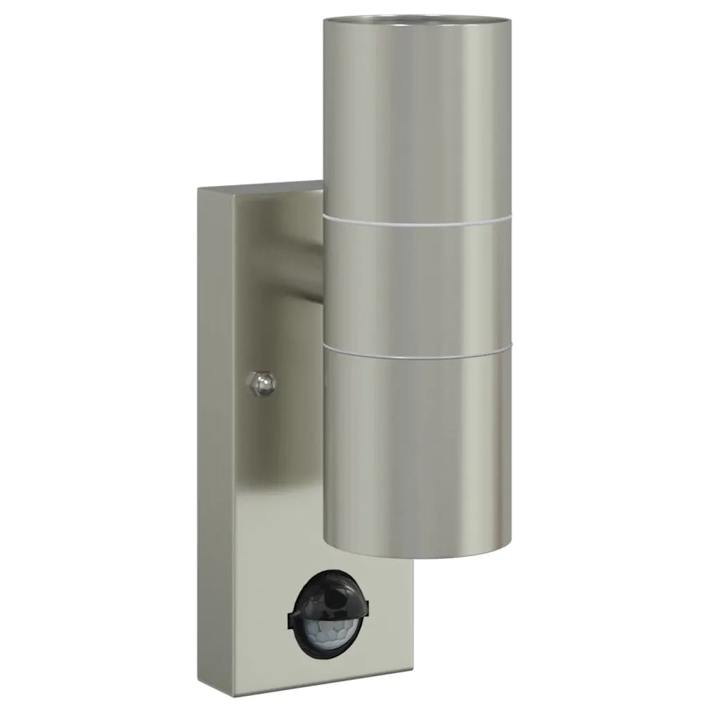 Lampada da Parete Esterna Argento 7 x 10 x 22 cm CFW9100121