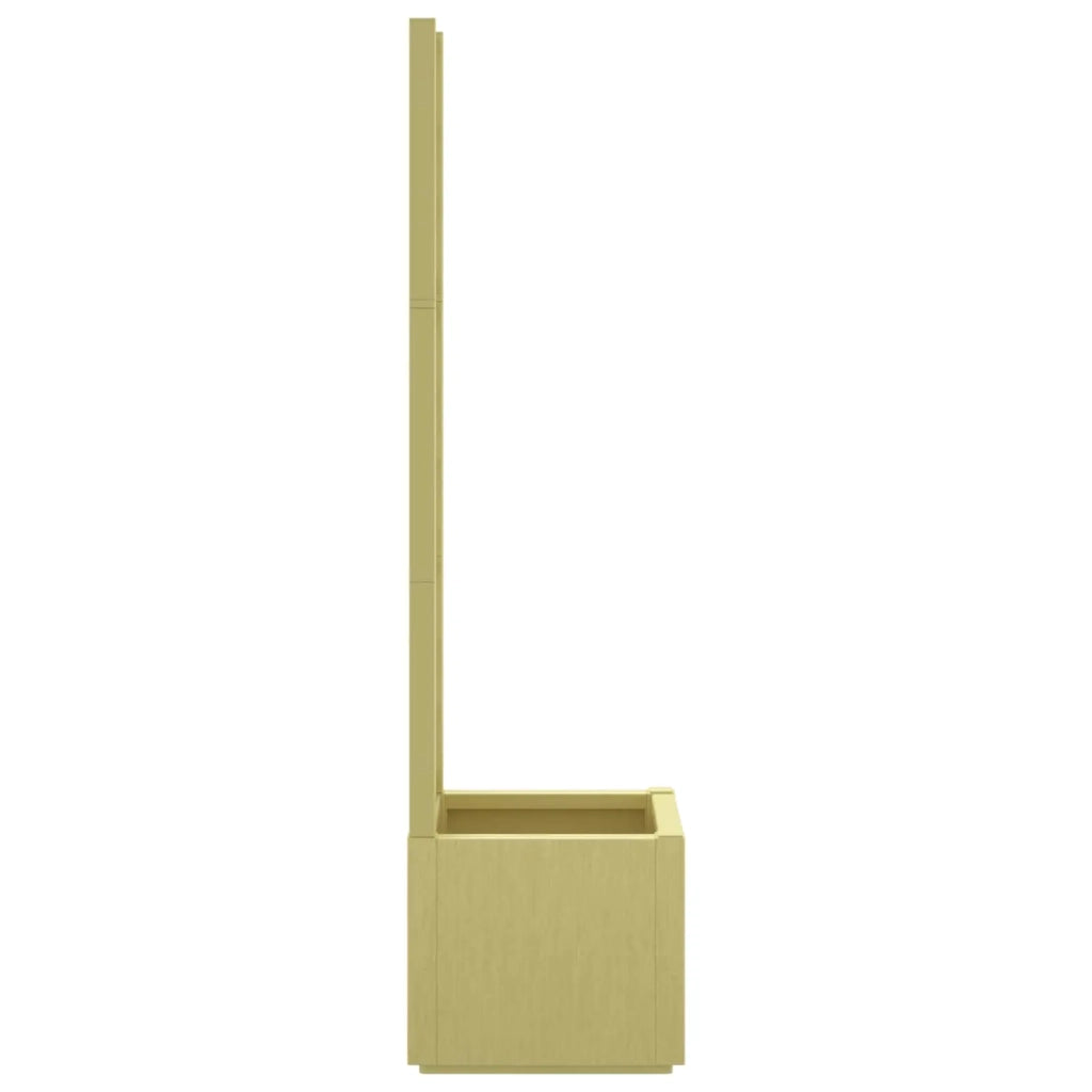 Vaso da Giardino con Trellis Verde 36 x 36 x 140 cm PP 42036839