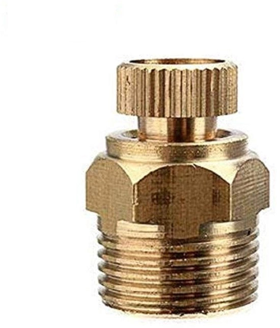 Vitello di scarico in ottone - Valvola di scarico del compressore d'aria - Valvola di scarico dell'acqua con vite - Montaggio semplice - Resistente alla corrosione - Elevate prestazioni - Valvola di scarico
