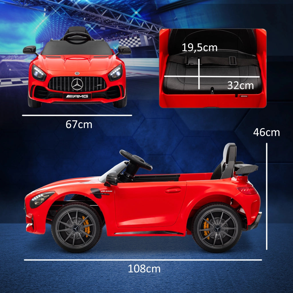 Auto Elettrica per Bambini Mercedes ¨C Xylo ¨C Rosso con Telecomando Luci e Musica
