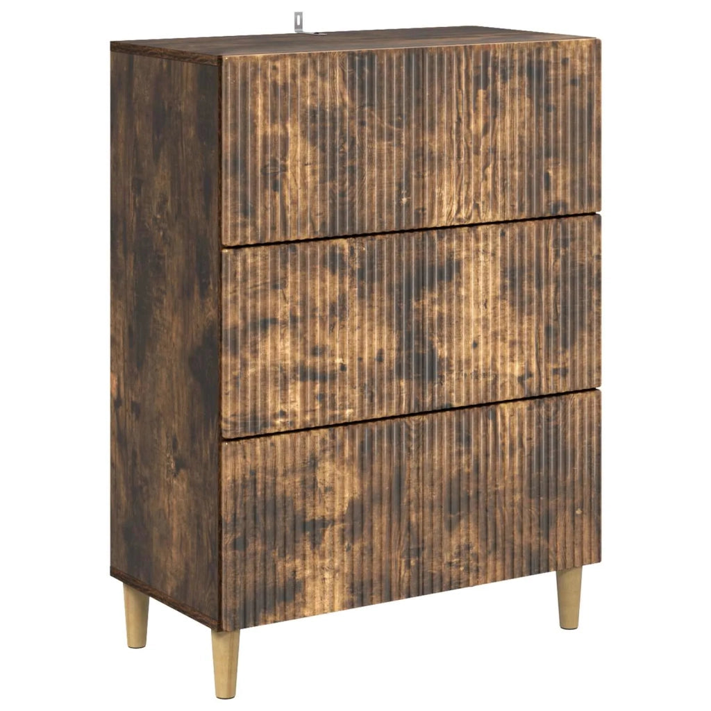 Mobile con Cassetti Rovere Fumo 66 x 34,5 x 90 cm 894610