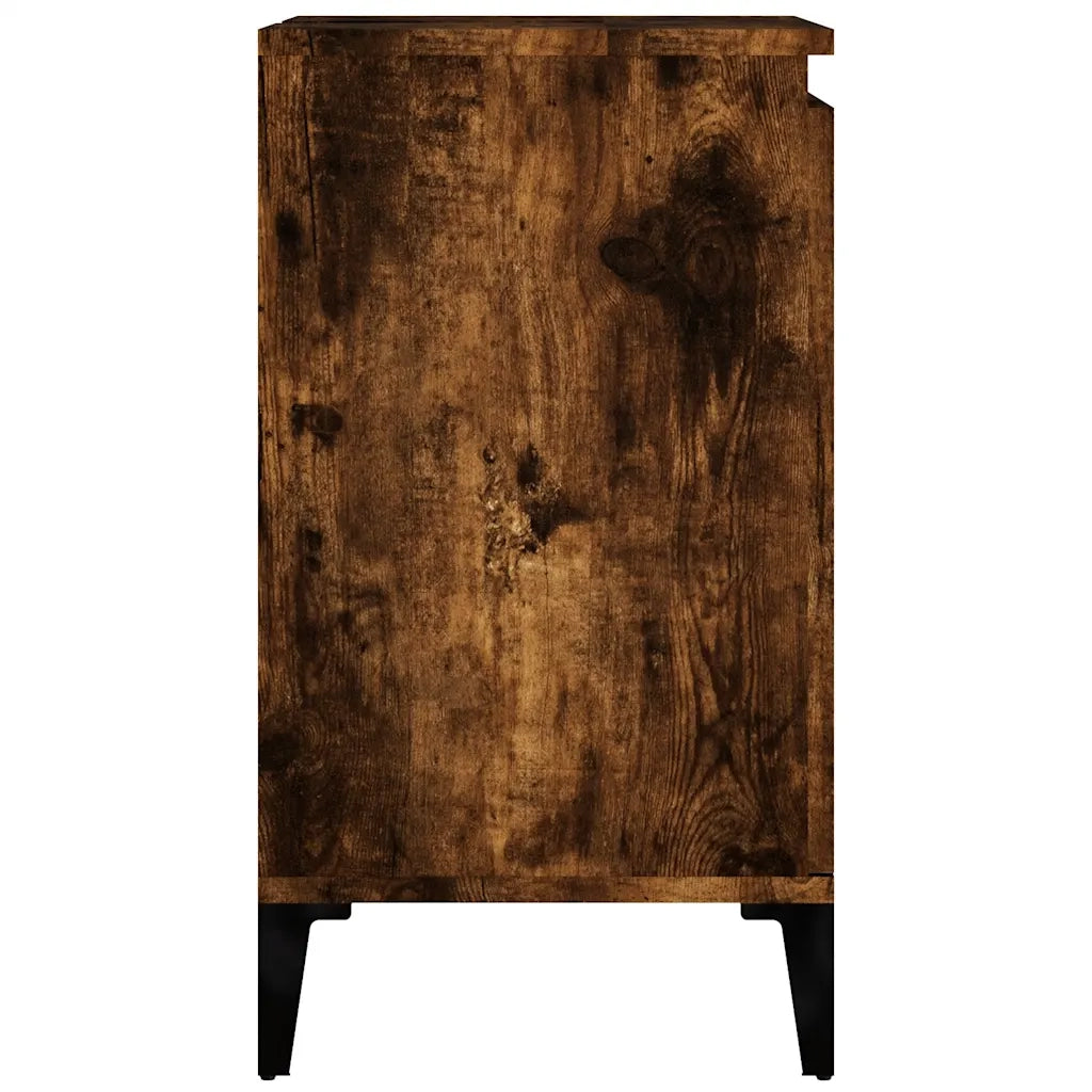 Mobile Lavabo Rovere Fumo 58x33x60 cm in Legno Multistrato 821265