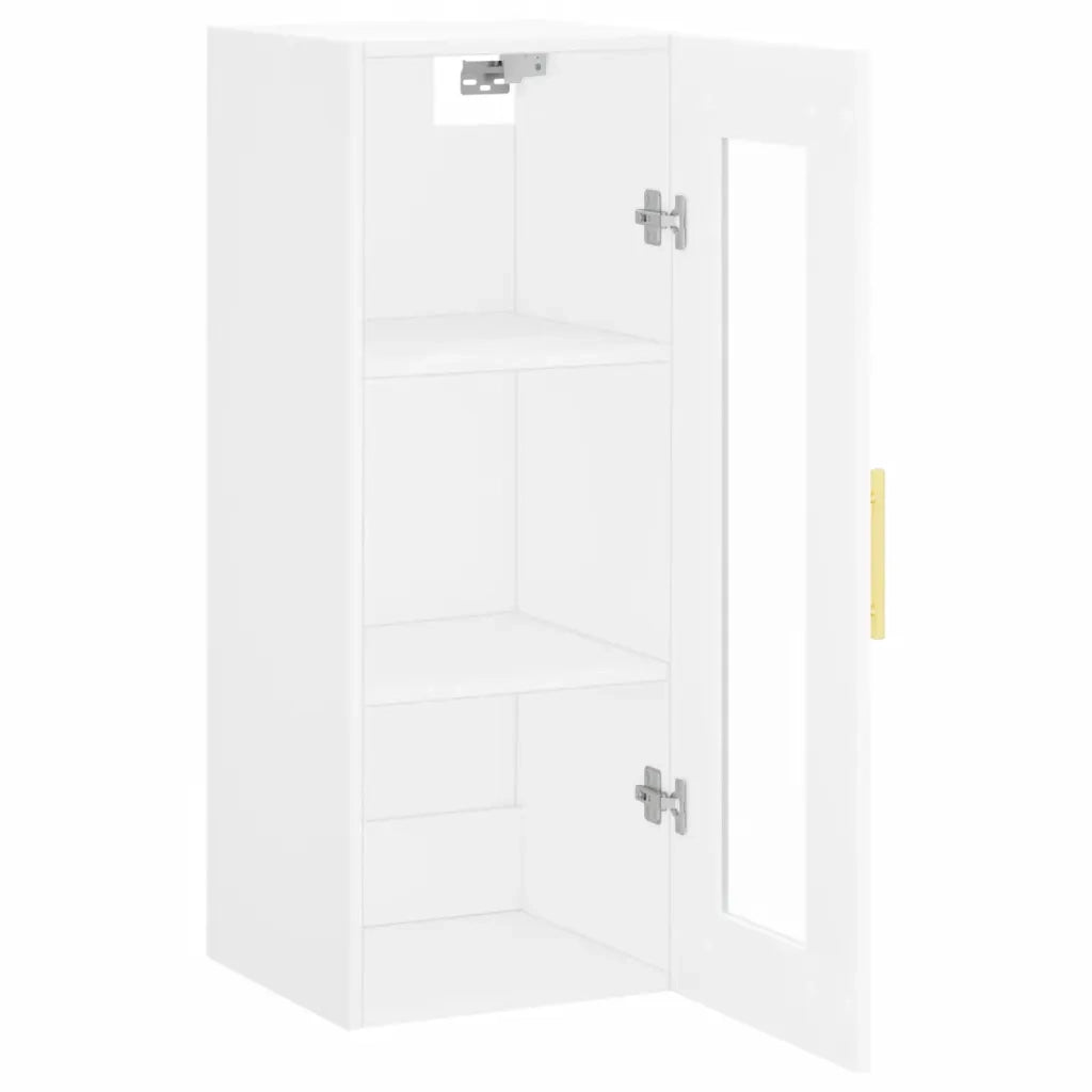Armadietto a Muro | Mobile a Parete Bianco 34,5x34x90 cm
