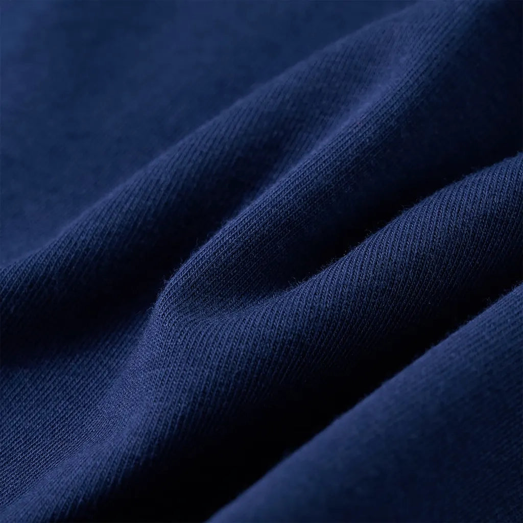 Maglietta da Bambina a Maniche Lunghe Blu Marino 116 13516