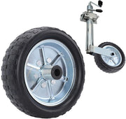 Trailerjack 10 Pollici - Sostiene fino a 2000 Lbs - Cinghia di Trasmissione - Cerchio 84 Mm - Diametro Foro 20 Mm - Progetto Impermeabile - Ruota per Caravan