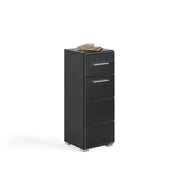 Colonna da bagno a metà – Nero lucido – KLEANKIN