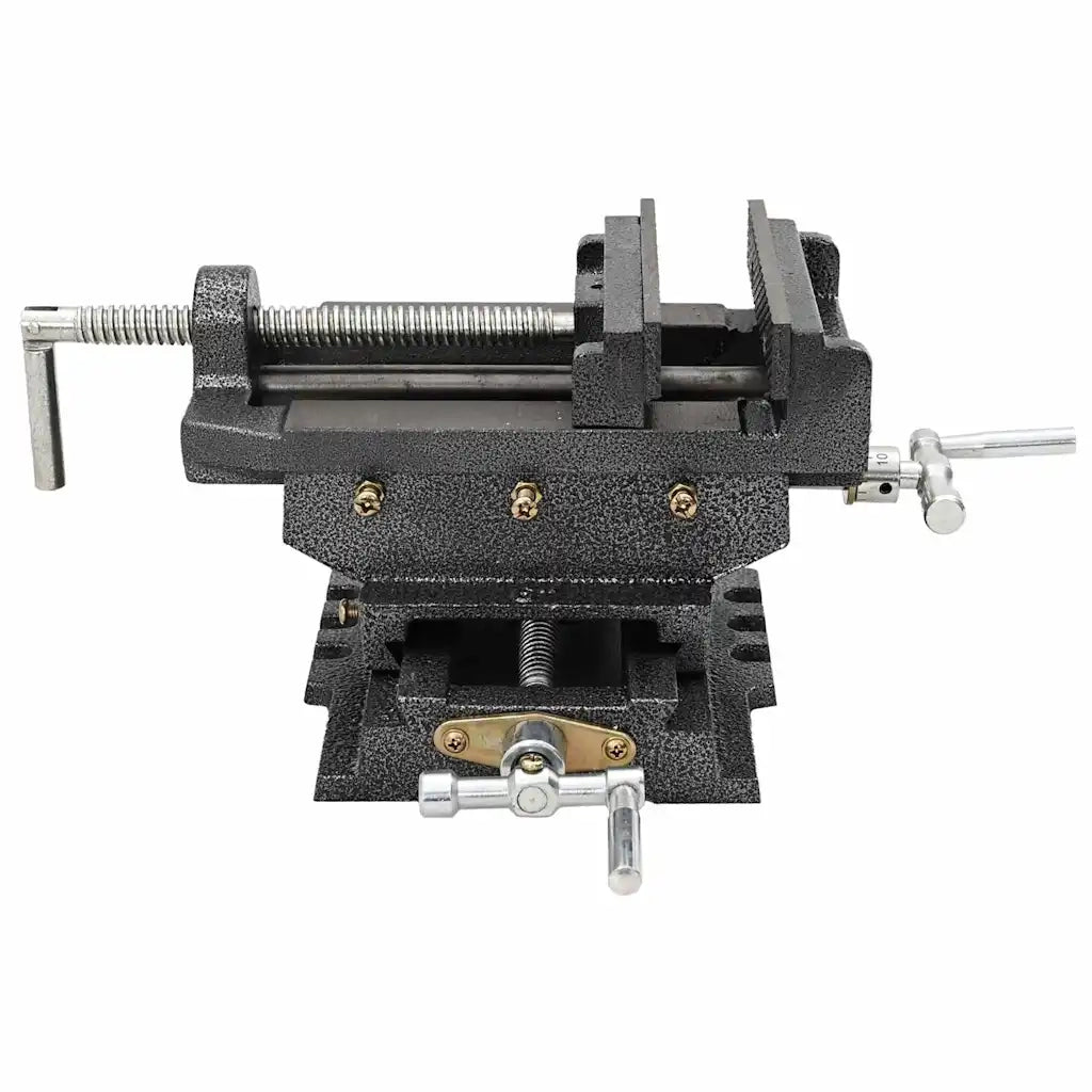 Morsa Manuale Slitta Trasversale per Trapano a Colonna 150 mm 145385