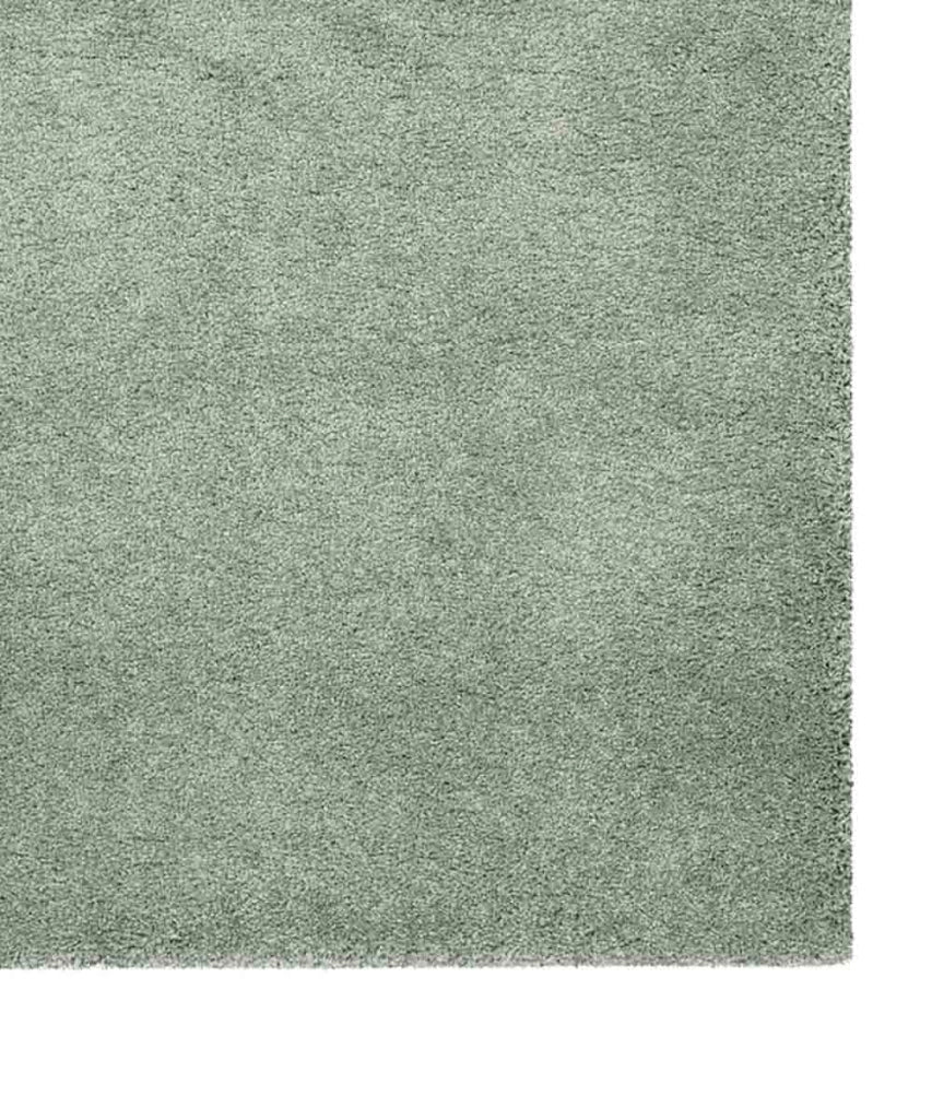 Tappeto FEEL VERDE cm.60x115 passatoia tinta unita moderno, pelo morbido resistente e lavabile in lavatrice