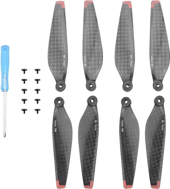Propellere - Fibra di carbonio - Compatibile con DJI Mini 3 Pro - Silenzioso - Duraturo - Leggero - 8 pezzi