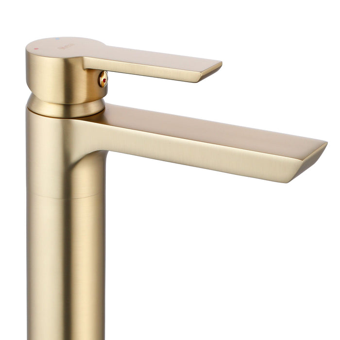 Rubinetto Da Lavabo Rea Argus Gold Brush High