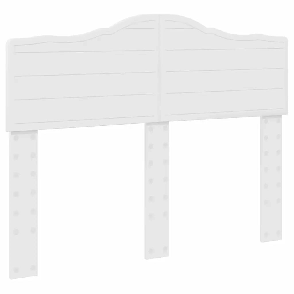 Testiera-Testata-Testiera Decorativa Bianco Lucido 135 cm Legno multistrato 660810