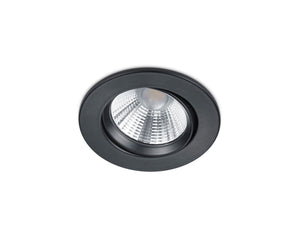 Illuminazione da Incasso da Interno a LED in Metallo Nero Opaco
