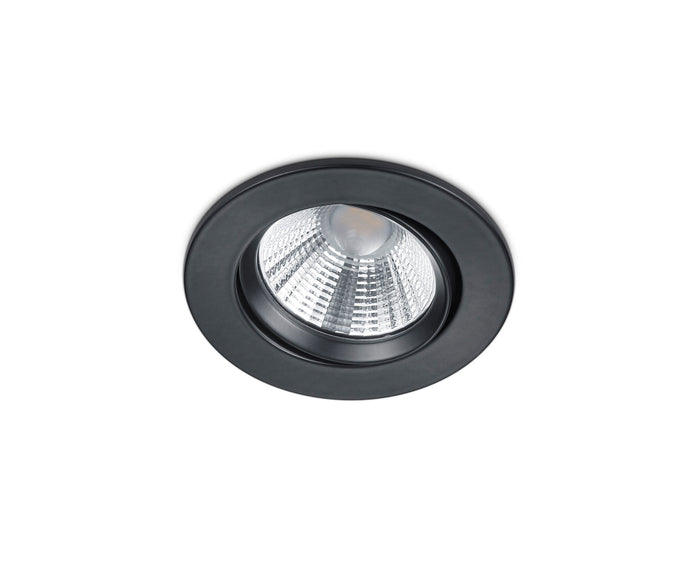 Illuminazione da Incasso da Interno a LED in Metallo Nero Opaco