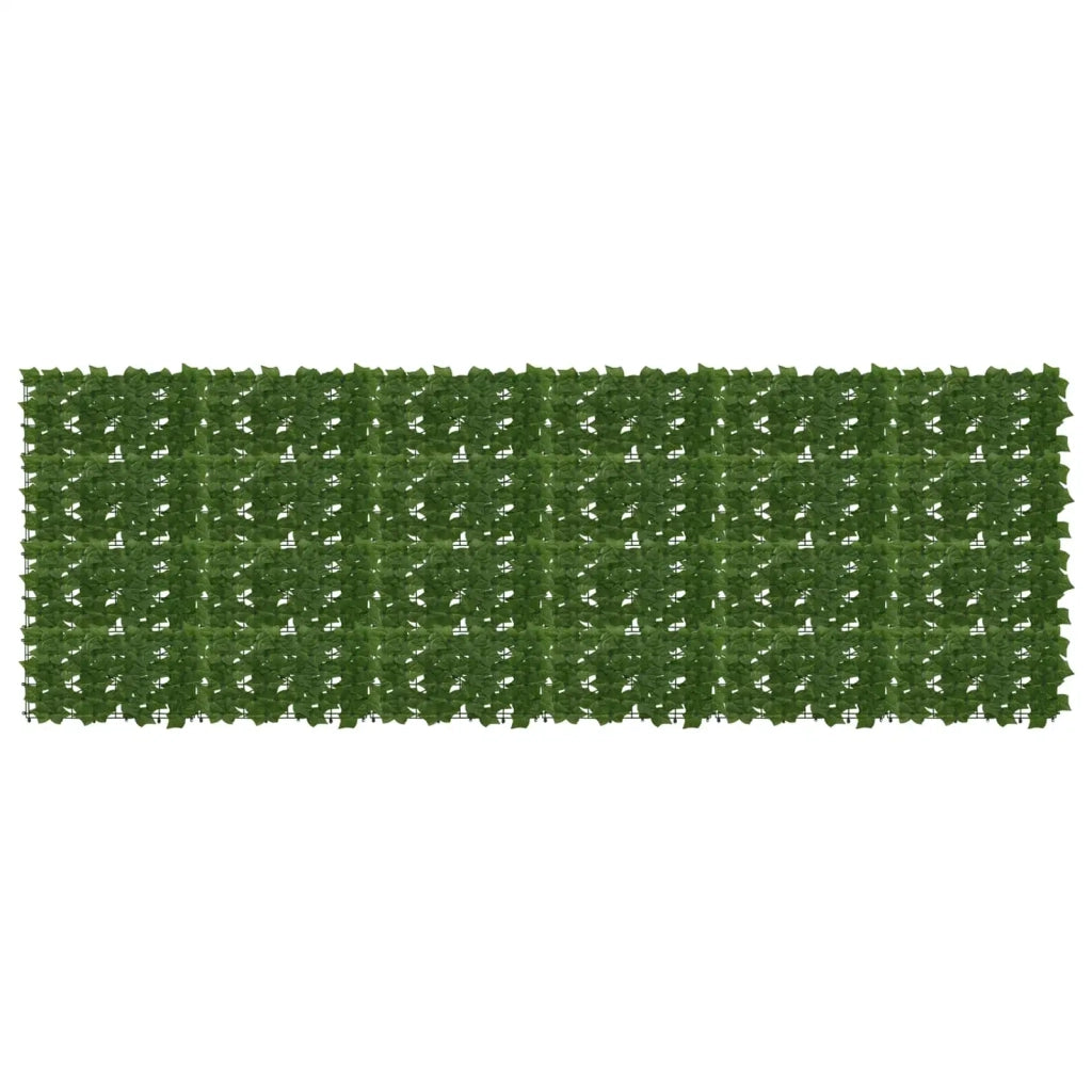 Schermo per balcone con foglie-Pannello per balcone Verde 300 x 100 cm