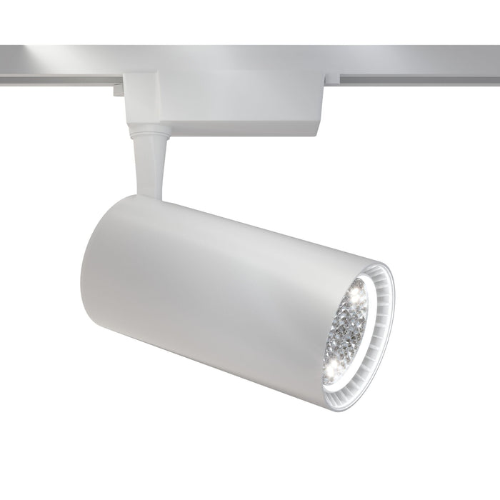 Faretto a LED per Sistema Illuminazione Binario 40W 3000K in Alluminio Vuoro  Bianco