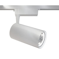Faretto a LED per Sistema Illuminazione Binario 40W 4000K in Alluminio Vuoro  Bianco