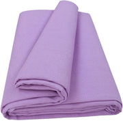 Telo Arredo Cotone 260x280 cm Copridivano Granfoulard Copriletto Tessuto Multiuso Viola