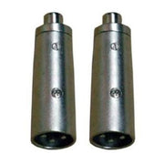 Coppia adattatori audio XLR Maschio e RCA Femmina -