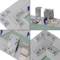 Sportello di ispezione Telaio in alluminio 60x60cm Cartongesso 12,5mm Porta di revisione