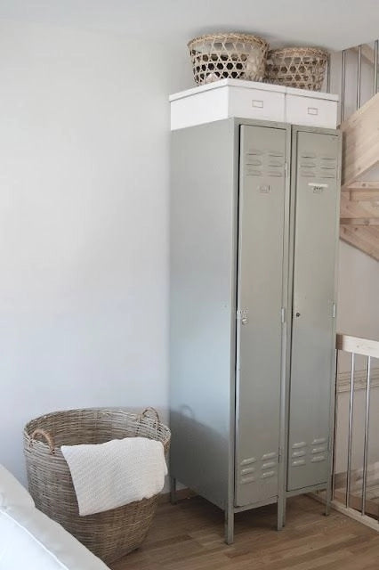 Armadio per spogliatoio a 2 posti con tramezza sporco/pulito cm. 70x50x180h
