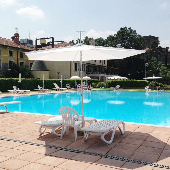 Ombrellone da esterno rotondo INFINA by Umbrosa - Ombrellone Da Esterno Rotondo Infina By Umbrosa  3,00 M Dimensione piscina: Ø 3.00 m