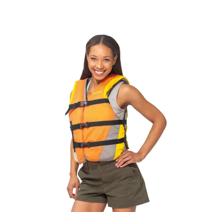 GIUBBOTTO SALVAGENTE 'LIFE VEST' per adulti - torace cm 76/132  - INTEX