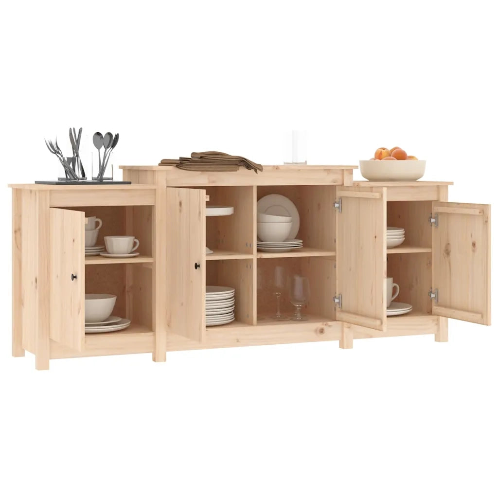 Credenza 164x37x68 cm in Legno Massello di Pino