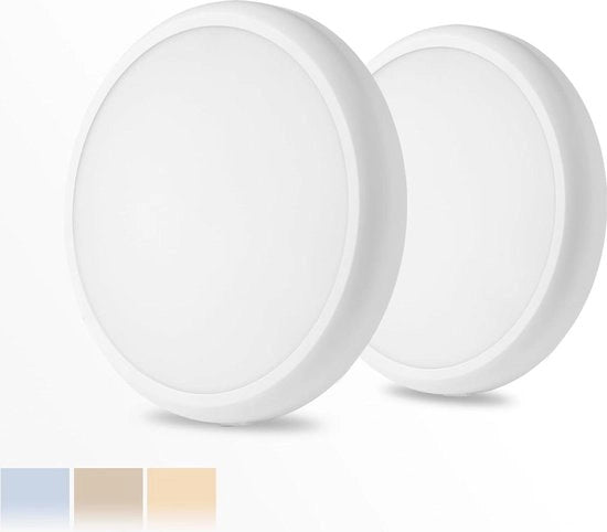 Lampada da soffitto moderna LED 18W 2200lm Ø 23CM - 3CCT - Facile da installare - Adatta per corridoio cucina camera da letto bagno studio ufficio garage