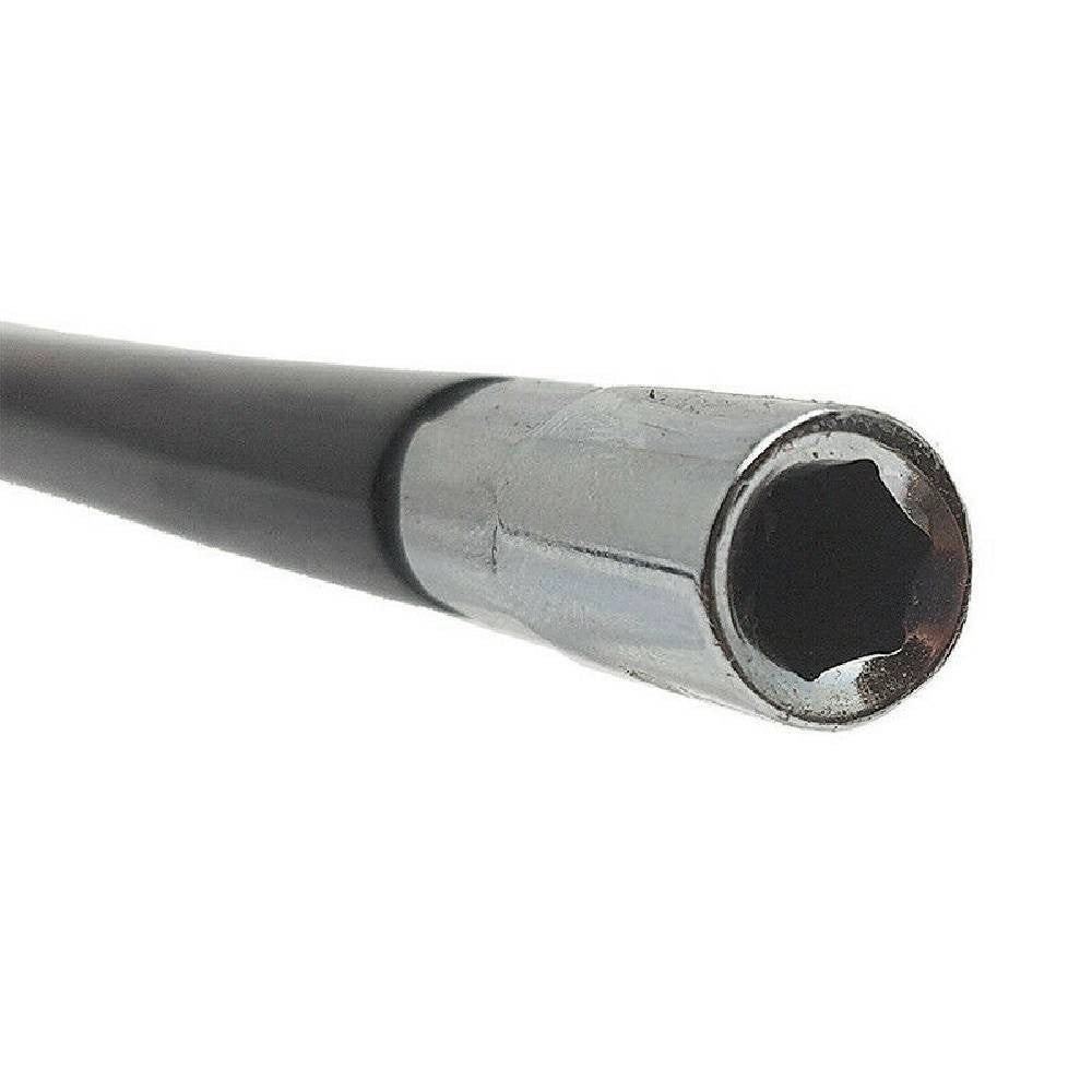 Trade Shop - Cacciavite Giravite Flessibile Da 300 Mm Femmina Esagonale 7 Mm -
