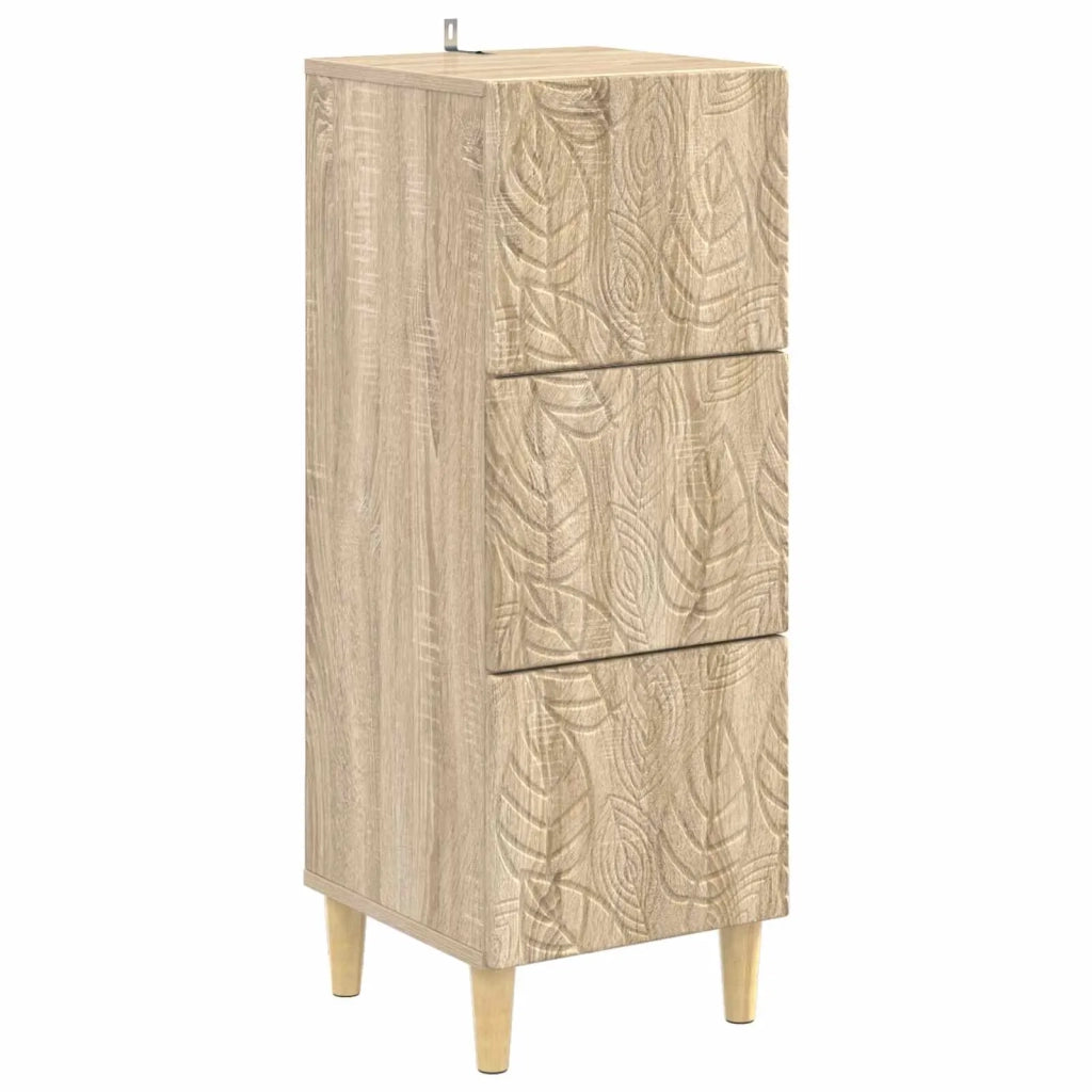 Mobile con Cassetti Rovere Sonoma 33 x 34,5 x 90 cm 895077