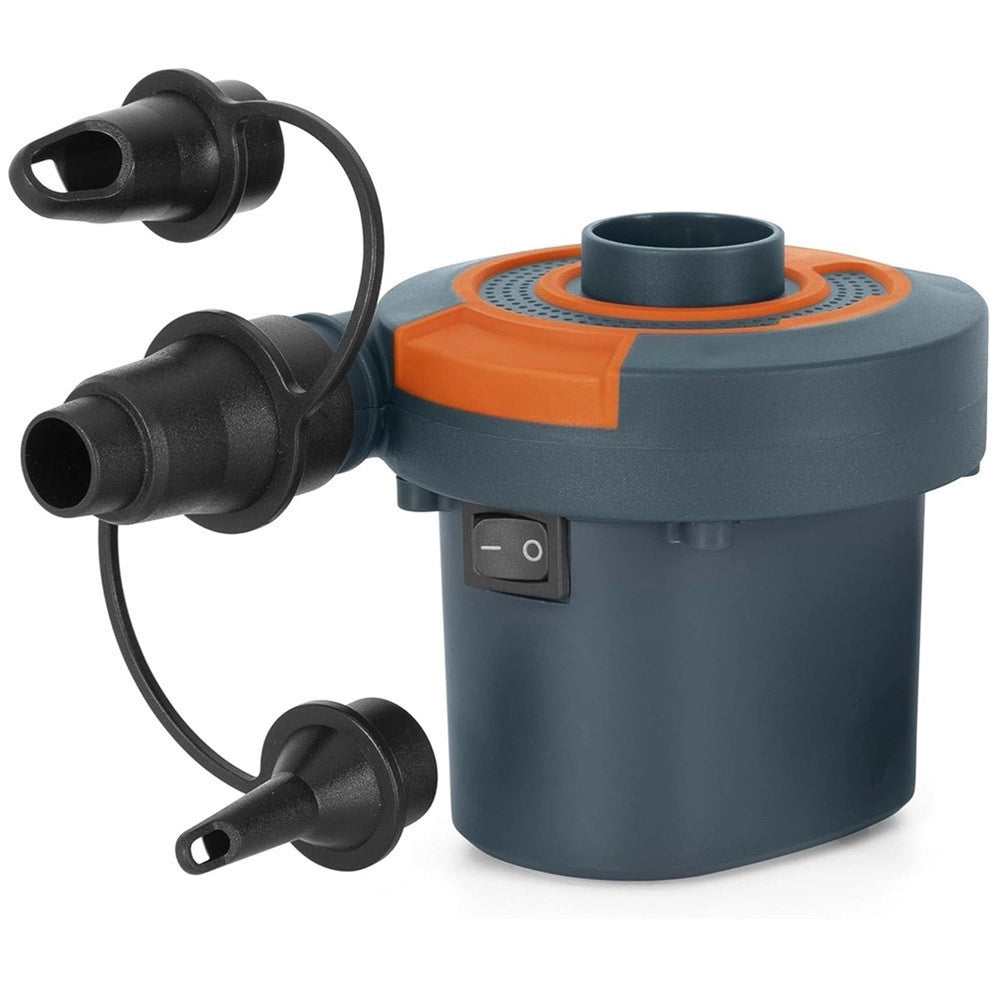 Trade Shop - Pompa Ad Aria Elettrica Di Gonfiaggio Con Adattatori Per Valvole 220v Portatile 020053 -