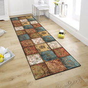 Tappeto per ingresso, passaggio in cucina, pavimento per cucina, tappeto antiscivolo lavabile per ingresso, zona lavanderia, 60x300cm, stile boho