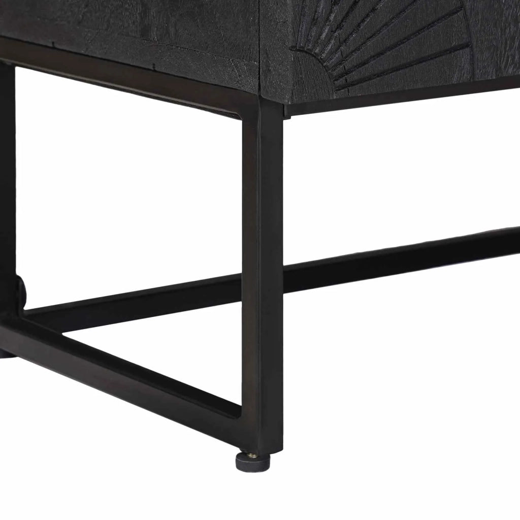 Credenza Nero 35 x 30 x 120 cm