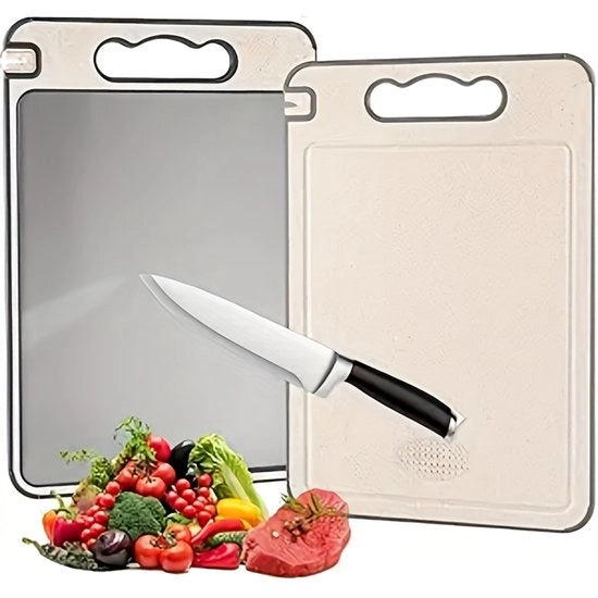 Piastra di acciaio inossidabile 304 con affettatrice, adatta per tagliare e modellare, cucinare durante le feste, multitool per la cucina, superficie a grana di acciaio inossidabile