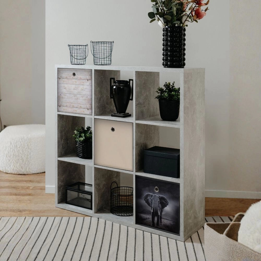 Libreria cubi divisorio Max9 colore beton